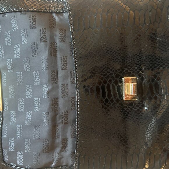 Michael Kors Sloan Python Shoulder Bag - Picture 6 of 6